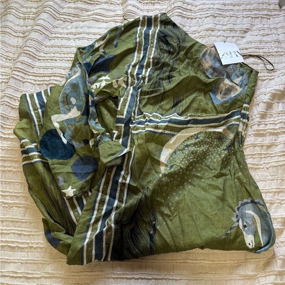 ASYMMETRICAL PRINTED DRESS – ZW COLLECTION - Picture 5 of 6